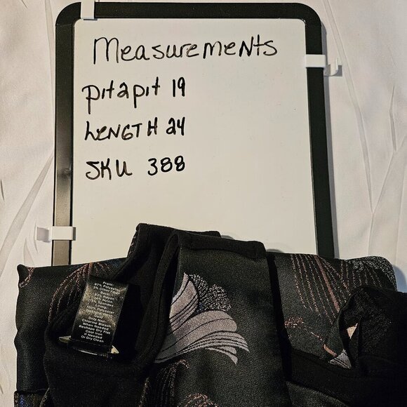 Ann Taylor Foral Sleeveless Top Office Wear Business Casual Luxury Casual - Picture 6 of 6